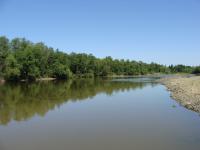 Река Ляля в деревне Савинова
