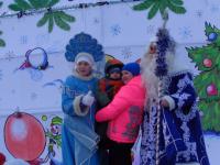 Фотографируемся с Дедом Морозом и Снегурочкой